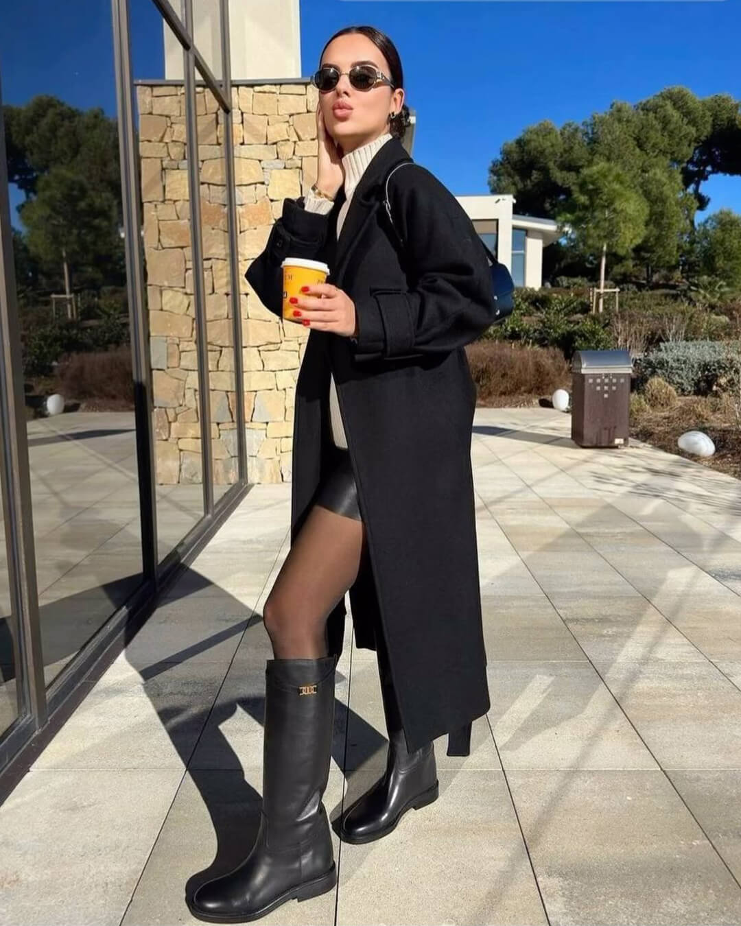 Yarin Hoge Leren Laarzen